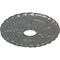 Ekena Millwork Kendall Train Station Ceiling Medallion (Canopies up to 3 7/8"), 18 1/2"OD x 3 7/8"ID x 1"P, Silver CM18KDSLS - alternate 3